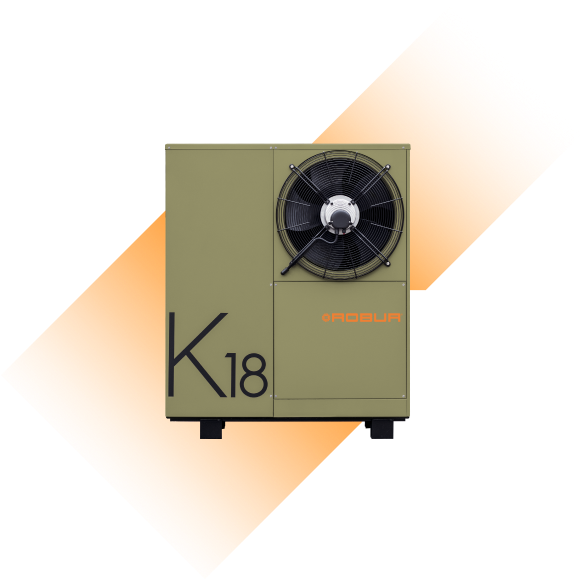 K18 absorpcyjna pompa ciepła typu powietrze/woda zasilana gazem
